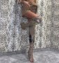 Wow 🤩 Дизайнерски ръчно рисувани естествена кожа Givenchy кафяви високи ботуши чизми Djofra, снимка 1 - Дамски ботуши - 43726327