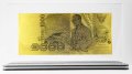 Златна банкнота 1000 Тайландски бата в прозрачна стойка - Реплика