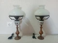 Комплект от две старинни лампи - лампа, снимка 1