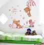 2 мечета и чадър бебешки детски самозалепващ стикер лепенка за стена мебел детска стая, снимка 1
