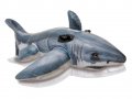 Надуваема акула Intex, 1,73х1,07 м, сива, снимка 2
