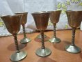 Метални чаши за ракия бронз месинг , снимка 3