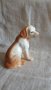 Колекционерска порцеланова фигура- куче, снимка 1 - Антикварни и старинни предмети - 26414785