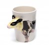 Керамична чаша - релефна крава, снимка 2