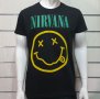 Нова мъжка тениска с трансферен печат на музикалната група NIRVANA, снимка 5