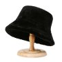 Черна мекичка шапка идиотка зимна