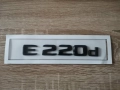 черен надпис Mercedes Benz E 220d, снимка 2