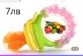 Силиконов Биберон за захранване с плодове , снимка 1 - Прибори, съдове, шишета и биберони - 30649926