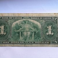 CANADA $ 1 DOLLAR 1937 KG6, снимка 2 - Нумизматика и бонистика - 27399145