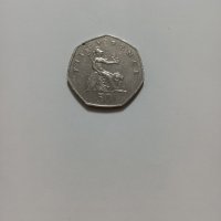 Монета от 50 пенса - 2000 г., снимка 1 - Нумизматика и бонистика - 43988849