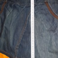 Дънкова пола на Рromod. Уникален модел, снимка 5 - Поли - 27065746