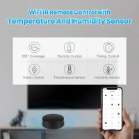 Tuya/Smart Life WiFi+IR контролер с вградени сензори за температура и влага, снимка 2 - Друга електроника - 38418940