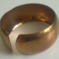 ПРЕДЛОЖЕТЕ ЦЕНА - Дамска метална гривна в златист цвят, снимка 3 - Гривни - 38040821