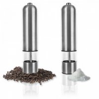 Електрическа мелничка от неръждаема стомана за сол и пипер, снимка 11 - Аксесоари за кухня - 39932448