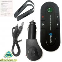 Универсален Безжичен Bluetooth високоговорител за кола хендсфри Handsfree Car Kit Телефон в колата в, снимка 12 - Аксесоари и консумативи - 38242422