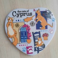 магнит от Кипър с котки, снимка 1 - Колекции - 42945617