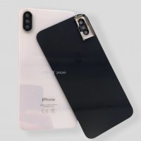 Нов Капак батерия / Задно стъкло със стъкло камера  за iPhone X 5.8 / Бели и черни, снимка 2 - Резервни части за телефони - 34689789