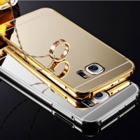 Огледален алуминиев бъмпер кейс за Samsung Galaxy S7, S7 Edgе, S6 Edge, снимка 4 - Калъфи, кейсове - 28636117