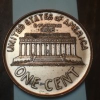 Плакет. ONE CENT - 1972 S. Монета. Един цент. Cent. USA. , снимка 3 - Нумизматика и бонистика - 34828851