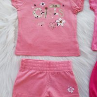 Къси панталонки и тениски 3-6 месеца, снимка 3 - Комплекти за бебе - 28685820