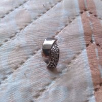 Сребърна обеца и пръстен , снимка 1 - Обеци - 37565330