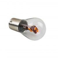 LED диодна крушка за мигач 21W, BA15S S35, Оранжева, снимка 7 - Аксесоари и консумативи - 33017473