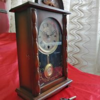 Стар  Механичен Настолен Часовник , снимка 2 - Антикварни и старинни предмети - 33455635
