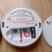 Unitec Photoelectric Smoke Alarm hs-103 (дим детектор), снимка 4 - Други стоки за дома - 37132412