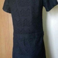 Френска НОВА рокля от памучна дантела в черно 👗🍀М, M/L👗🍀 арт.365, снимка 5 - Рокли - 28041374