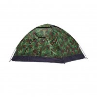 Камуфлажна палатка за къмпинг (200x200x130cm) - 4 човека, снимка 6 - Палатки - 33241977