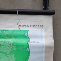 Стара учебна карта НРБ #2, снимка 7 - Други ценни предмети - 37993782