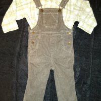 Риза H&M и гащеризон impidimpi /ръст 74-80 см (9м. - 1г.), снимка 2 - Комплекти за бебе - 27985031
