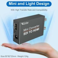 Видео - конвертор *WIIstar* SDI - HDMI + Гаранция, снимка 3 - Камери - 43759475
