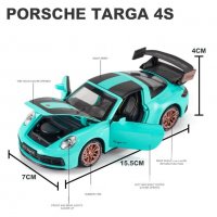Метални колички: Porsche 911 Targa 4S (Порше Тарга), снимка 4 - Колекции - 35540362