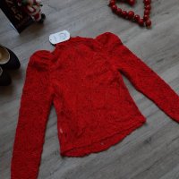 Нова колекция блуза с буфон ръкави на намаление, снимка 4 - Блузи с дълъг ръкав и пуловери - 27403684