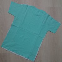 Тениска в цвят аква и щампа Сохо за ръст 140см , снимка 3 - Детски тениски и потници - 28490240