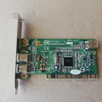 PCI 3-port IEEE-1394 FireWire Adapter Card KEC 1582T, снимка 1 - Мрежови адаптери - 37035529