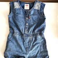 Levi's дънков гащеризон 12-18 месеца, снимка 1 - Бебешки гащеризони - 28702449