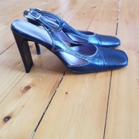 Италиански дамски обувки с отворена пета 36 номер, снимка 3 - Дамски елегантни обувки - 28753037