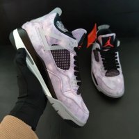 Nike Air Jordan 4 Retro Zen Master Purple Galaxy Нови Оригинални Обувки Маратонки Кецове Размер 39, снимка 6 - Кецове - 38339899