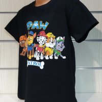 Нова детска тениска с дигитален печат PAW Patrol (Пес патрул) в черен цвят, снимка 10 - Детски тениски и потници - 36966845