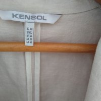Ленено сако KENSOL, размер L, снимка 4 - Сака - 38333368