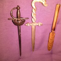 Ножове за писма-дървен -змия и испанска рапира, снимка 4 - Колекции - 26910731