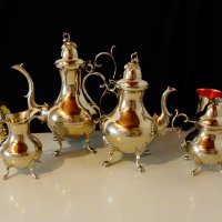 Английска кана,чайник никелово сребро. , снимка 14 - Антикварни и старинни предмети - 26268926