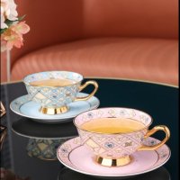 Комплект красиви чаши за чай и кафе, снимка 5 - Подаръци за жени - 27212617