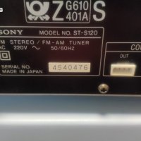 Sony ST-S120 FM HIFI Stereo FM-AM Tuner, Made in Japan, снимка 8 - Ресийвъри, усилватели, смесителни пултове - 44120305