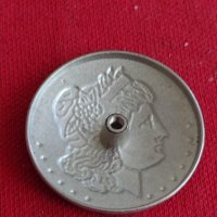 Много красиво голямо копче имитация на монета за колекция декорация битов кът 28404, снимка 5 - Нумизматика и бонистика - 37469257