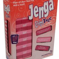 Розова игра JENGA GirlTalk Edition, снимка 1 - Други игри - 32817316