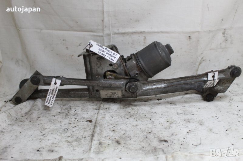 Лостов механизъм чистачки с моторче Пежо 206 цц 2.0 136кс 05г Peugeot 206 cc 2.0 136hp 2005, снимка 1