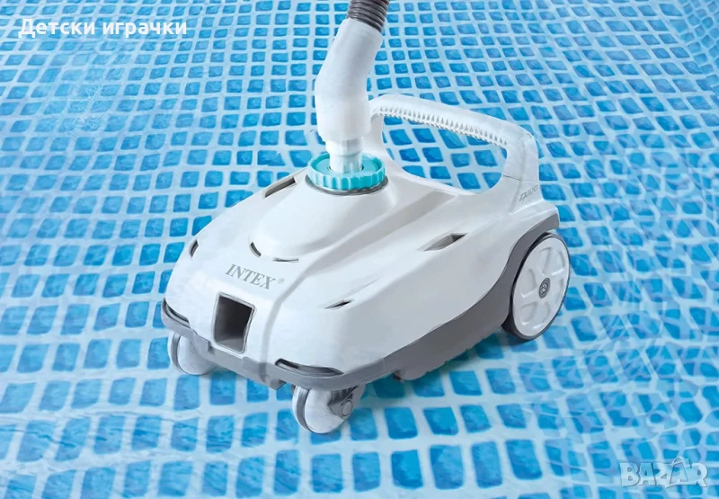 Автоматична подочистачка робот ZX100 INTEX, за басейни до 610 см, прахосмукачка, снимка 1